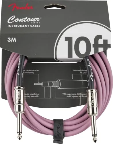 Fender Contour™ Kabel, 3 m, Burgunderrot