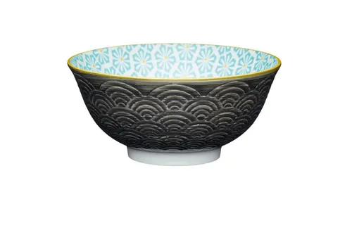 WestCraft Schale KitchenCraft - Ceramik Stoneware Bowl, Schale, Schüssel 15,7 cm, Steingut, (1-tlg), Pudding Müsli Milchreis + Snack Bowl, Keramik Steingut 15x7cm