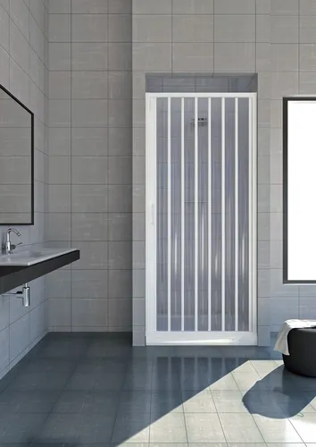 Venere Duschabtrennung 130xH185 cm mit seitlicher Falttür