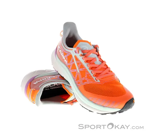 Scarpa Golden Gate 2 ATR Damen Traillaufschuhe - Orange - 40,5 - Laufschuhe mit hervorragender Dämpfung und optimalem Grip für Trails und unebene Wege, ideal für Abenteuer in der Natur.