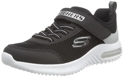 Skechers Bounder-Tech 403748L-BKSL, Boy Sneakers,Sports Shoes, Black, 32 EU