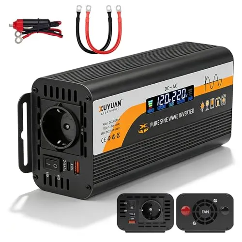 GAOUTO 700W/1400W Reiner Sinus Wechselrichter