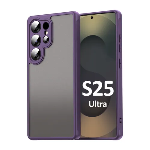 Handyhülle für Samsung Galaxy S25 Ultra Matt Schutzhülle Back cover Lila