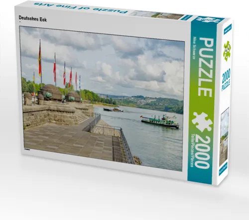 CALVENDO Puzzle Deutsches Eck 2000 Teile Puzzle quer | 2000 Teile Lege-Größe 90x67cm Foto-Puzzle für glückliche Stunden