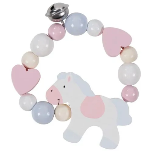 HEIMESS Greifling Elastik Pferd 65236 Motorik Spielzeug Holz Baby Tiere NEU