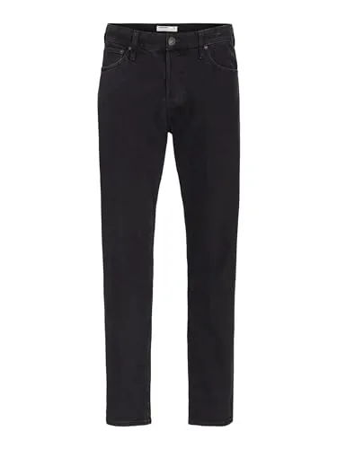 JACK & JONES JJICHRIS JJORIGINAL Relaxed Fit Jeans - Jeans mit hohem Taillenschnitt und entspanntem Schnitt, hergestellt aus 80% Baumwolle und 20% recycelter Baumwolle für nachhaltigen Komfort.