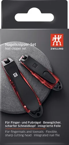 Zwilling Fuß- und Nagelknipser Set 2 Artikel im Set in rot von ZWILLING Beauty