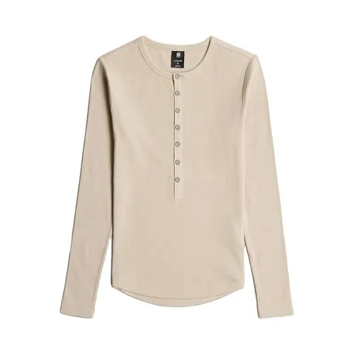 Henley Slim T-Shirt Damen - Stylisches Henley Slim T-Shirt für Damen, das mit seiner bequemen Passform und originellem Design ideal für jeden Anlass ist. Perfekt für einen lässigen Look.