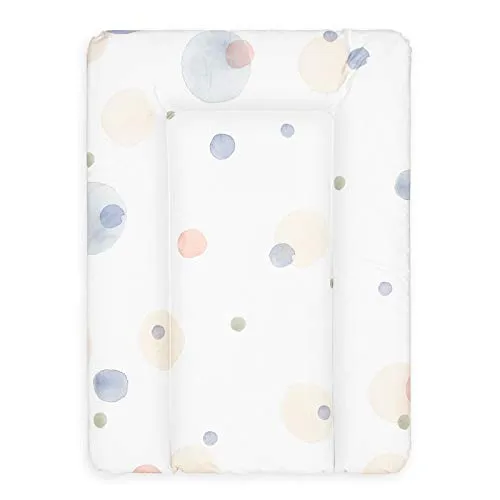 BONKY® Wickelauflage 50x70 cm - weiche Wickelunterlage - Baby Wickeltischauflage - Wasserdischt - Abwaschbar - Made in EU - 100% Oeko TEX - Mono 5A