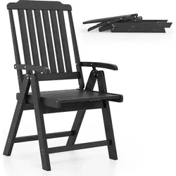 COSTWAY Klappbarer Gartenstuhl