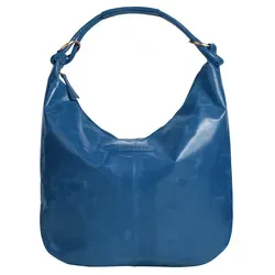 Bruno Banani Shopper Damen 021855 blau - Leichte Rindleder Handtasche - Handtasche aus 100% Rindleder, nur 350g schwer, ideal für den Alltag. Geräumiges Hauptfach mit Reißverschluss und innere Sicherheitstasche für Portemonnaie und Smartphone.