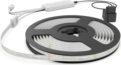 Hama LED-Streifen RGBW, WLAN Lichtband, 5 m - dimmbar und selbstklebend - LED Streifen für kreative Lichtgestaltung: dimmbar, kürzbar und kompatibel mit Alexa & Google Assistant. Perfekt für stimmungsvolle Akzentbeleuchtung in jedem Raum.