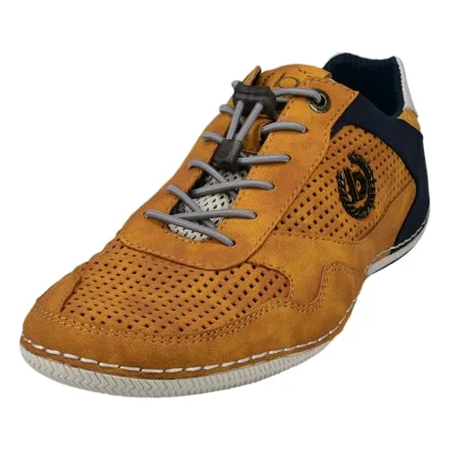 bugatti Herren Casual Sneaker - Flexibel und Bequem mit Memory Foam - Herren-Sneaker mit elastischen Schnürsenkeln und flexibler Sohle für optimalen Komfort und eine perfekte Passform, ideal für den Alltag.