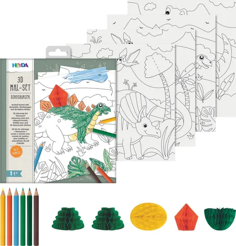 HEYDA 3D Dinosaurier Malset 204870766