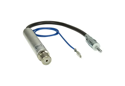 tomzz Audio Antennenadapter mit Phantomeinspeisung passt für Audi Seat Skoda VW bi KFZ Adapter