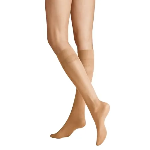 HUDSON Damen Kniestrümpfe Glamour 20 transparenter Glanz 20 DEN Skin 0014 35/38