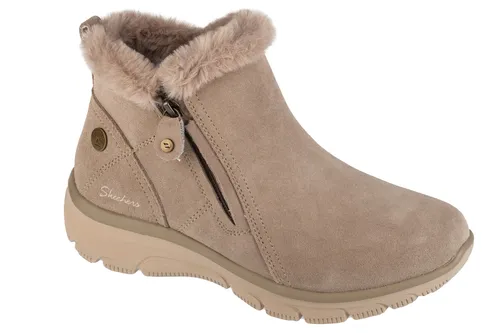 Skechers Easy Going - High Zip 2 168042-TPE, Damen Winterboots in Beige - Stylische und bequeme Winterboots aus Wildleder, ideal für kalte Tage. Perfekt für den Alltag und vielseitig kombinierbar.