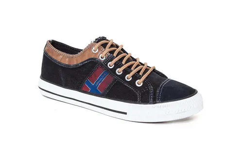 Nebulus UTAH Q1373 Herren Sneaker Schwarz 45 EU - Stylische Herren Sneaker in Schwarz, Größe 45. Komfortabel mit hochwertiger Materialkombination für den täglichen Einsatz und optimalen Tragekomfort.
