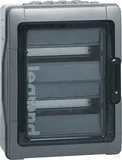 Legrand 601982 Aufputzverteiler IP65 2REIH. / 24MOD - Feuchtraumverteiler Plexo³ mit IP65 Schutz, ideal für den Außenbereich, 2-reihig mit 24 Modulen, selbstverlöschend und robust, perfekt für sichere Installationen.