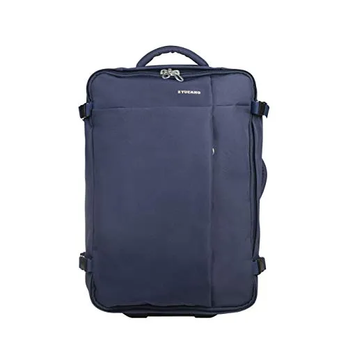 Tucano BTRTUG-S-B Tugò Small 36 L Reisekoffer, Zwillingsrollen, leicht und geräumig Dunkelblau