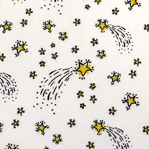 MAGAM-Stoffe Maja Kinderstoff Baumwollstoff Oeko-Tex Meterware 50cm (Sternschnuppen)