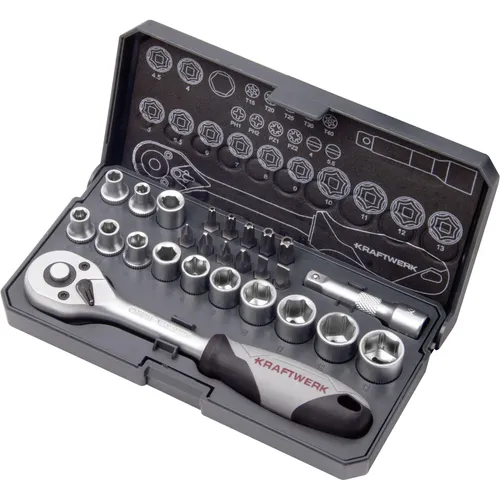 Kraftwerk Basic Line Werkzeugset - Vielseitiges Werkzeugset mit 12 verschiedenen Größen (4 mm bis 13 mm), ideal für Hobby und professionelle Anwendungen. Perfekt für präzise Arbeiten.