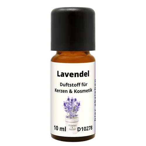 Duftstoff Lavendel 10 ml Duftöl für Kerzen, Seifen und Kosmetik, Duft
