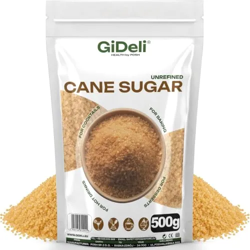 GiDeli rohrzucker 500g unraffiniert