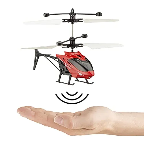 Cepewa Infrarot Helicopter Flying ca.16cm handgesteuert selbstfliegend USB Hubschrauber