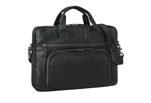 STILORD 'Cyrus' Vintage Laptoptasche 17 Zoll aus Leder von STILORD
