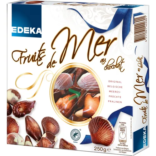 EDEKA Meeresfrüchte feinste Qualität an Schokolade Pralinen (250g Packung)