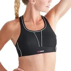 Swegmark Sport-BH Movement - 14400 ohne Bügel - Funktionsunterwäsche für große Größen, bietet exzellenten Halt bis F-Cup, verstellbare, gepolsterte Träger und breites Unterbrustband für optimalen Komfort.