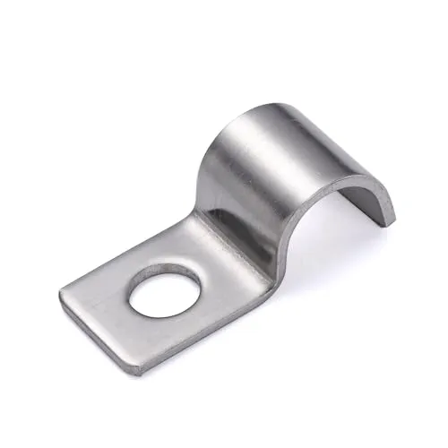 FamlTol 50 Stk Kabelschellen Hochleistungs Einzelloch Kabelschellen Metall, Kabelhalter Kabelclips Für Kabel Unterputz Installation Ø 6 mm