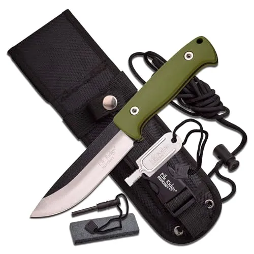 Elk Ridge ER555GN Outdoormesser mit Feuerstarter
