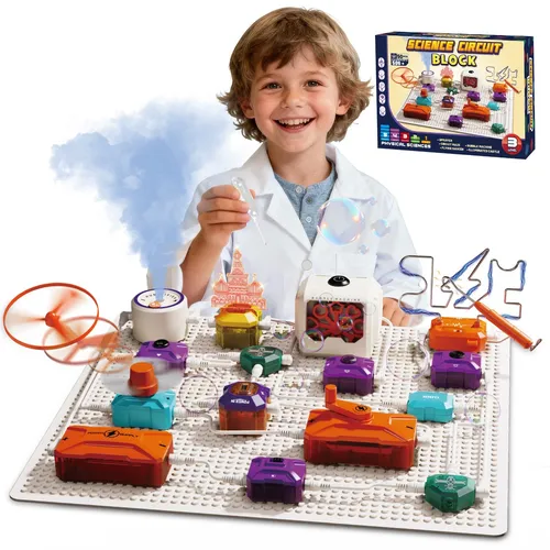 Experimentierkasten Elektronik Baukasten, Experimente für Kinder, 50 STEM Physik