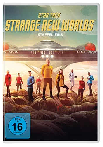 Star Trek: Strange New Worlds - Staffel 1 [4 DVDs] - Sci-Fi-Serie über die Abenteuer der USS Enterprise, spannende Geschichten und faszinierende Charaktere für Star Trek-Fans.