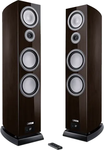 Canton Smart Vento 9 S2 Set hochglanz (dunkles Nussbaum) - Aktive kabellose Lautsprecher für ein beeindruckendes Klangerlebnis. Genießen Sie Musik und Filme in höchster Klangqualität, ideal für Ihr Zuhause.