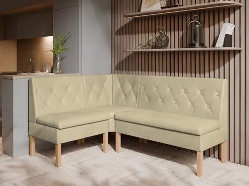 JKG Meble Eckbank für Esszimmer in beige von JKG Meble