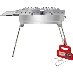 Mangal Set President Schaschlikgrill mit Drehspießregler