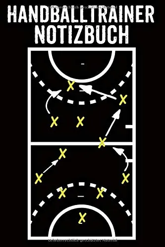 Handballtrainer Notizbuch: Handball Taktikmappe Handball Trainer Geschenk Notizbuch Strategiebuch Kariert 120 Seiten A5
