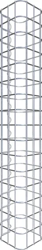 Gabionensäule eckig 17 cm x 17 cm, 80 cm Höhe - Gabionen für kreative Gartengestaltung, aus einem Gitter gefertigt für maximale Stabilität und elegante Optik. Ideal als Sichtschutz oder Zaunpfosten, einfach zu befüllen und sofort einsetzbar.