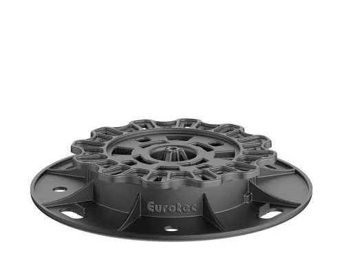 EUROTEC Verstellfuß Stellfuß Stelzlager PRO S Aufbauhöhe 30 – 53 mm Terrassenfuß