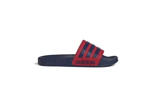 ADIDAS Herren Badeslipper Shower adilette - Bequeme Badeslipper für Schwimmbad und Zuhause. Leicht und dämpfend, ideal für jeden Schritt. Sportlicher Style mit adidas Logo und 3-Streifen.