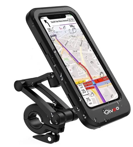 Fahrrad Motorrad Handy Halterung Halter Smartphone Wasserdicht bis 7,6 Zoll 360°