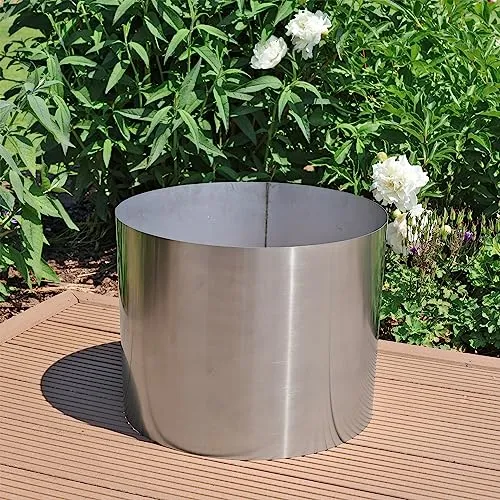 CLGarden Edelstahl Umrandung für 30L Brunnenbecken von CLGarden