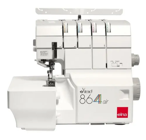 Elna Overlock-Nähmaschine ELNA 864air eXtend - Nähmaschinen, bietet eine einfache Faden-Einfädelung und sorgt für professionelle Nähresultate mit perfektem Finish.
