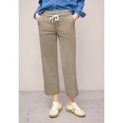 STREET ONE STUDIO Paperbag-Hose Middle Waist beige 40