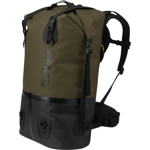 Pro 70 - wasserdichter Rucksack olive drab - 61 bis 80 Liter Volumen, ideal für Abenteuer mit wasserdichtem Material und bequemem Tragesystem für optimalen Komfort.