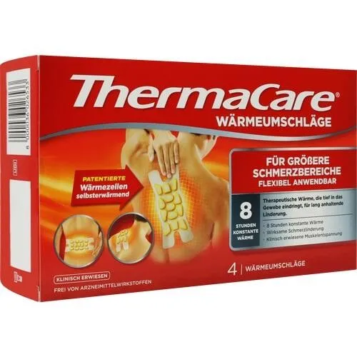 THERMACARE Wärmeauflagen für größere Schmerzbereiche 4 St.