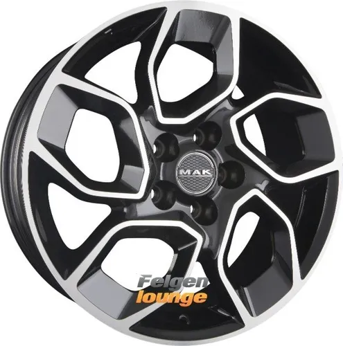 Alufelge Mak Express 7X17 5X118 ET 62 Gloss Black